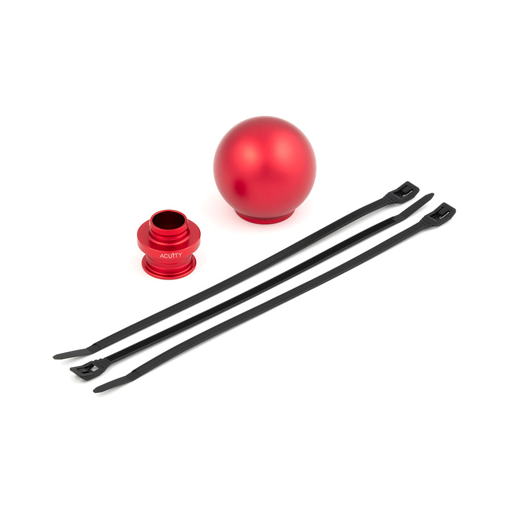 Acuity Instruments POCO Low-Profile Shift Knob  - Satin Red (M10x1.5)