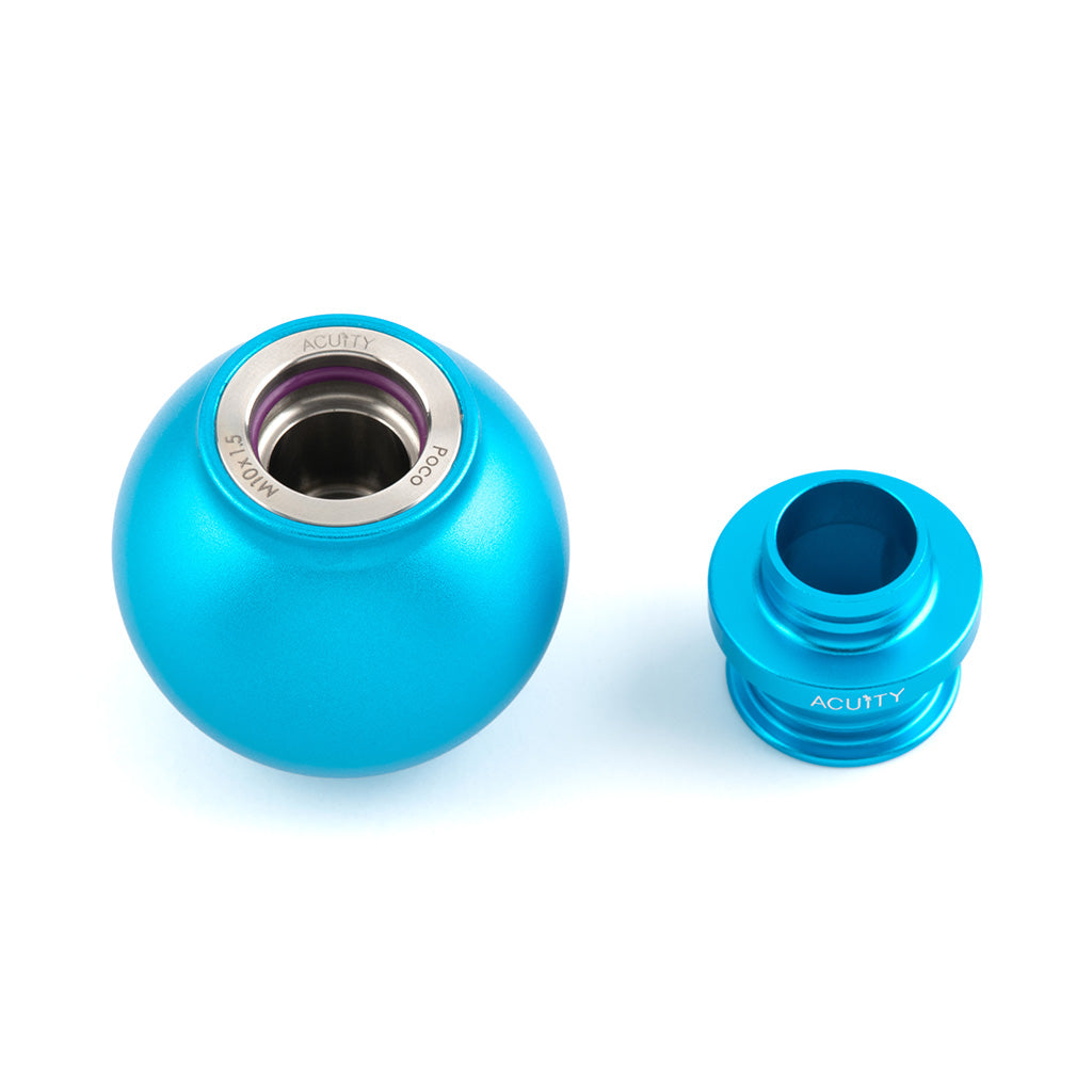 Acuity Instruments POCO Low-Profile Shift Knob  - Satin Teal (M10x1.5)