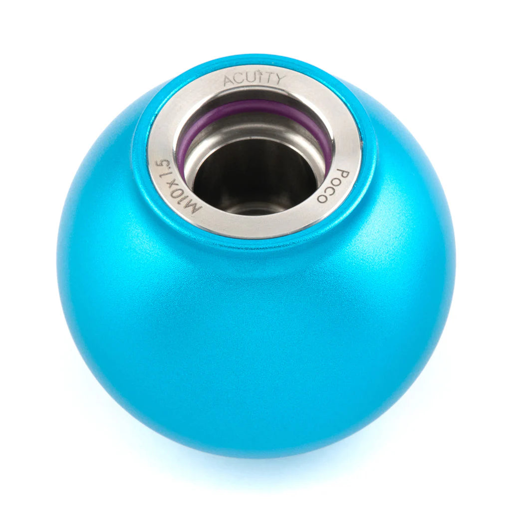 Acuity Instruments POCO Low-Profile Shift Knob  - Satin Teal (M10x1.5)