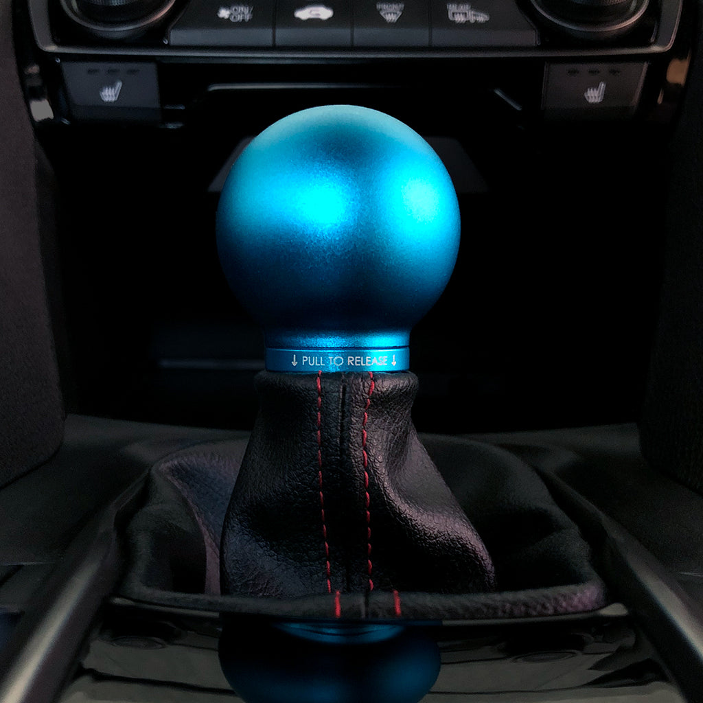 Acuity Instruments POCO Low-Profile Shift Knob  - Satin Teal (M10x1.5)