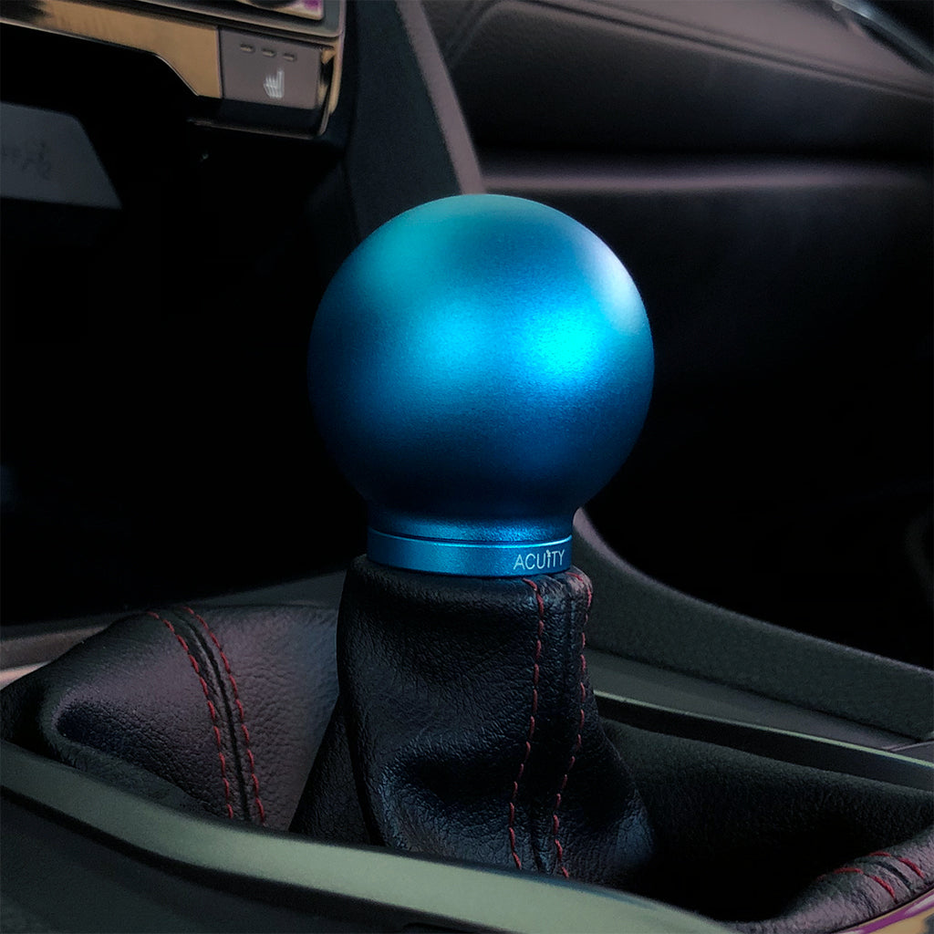Acuity Instruments POCO Low-Profile Shift Knob  - Satin Teal (M10x1.5)