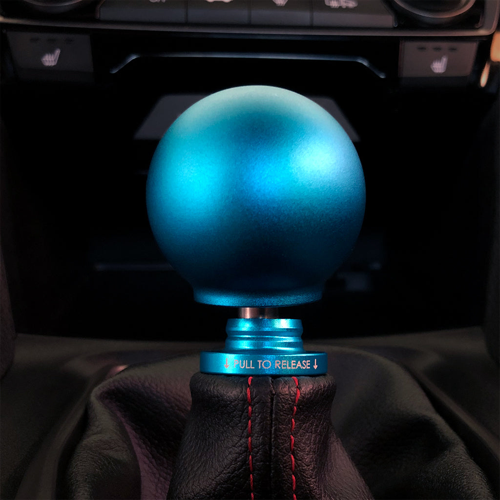 Acuity Instruments POCO Low-Profile Shift Knob  - Satin Teal (M10x1.5)