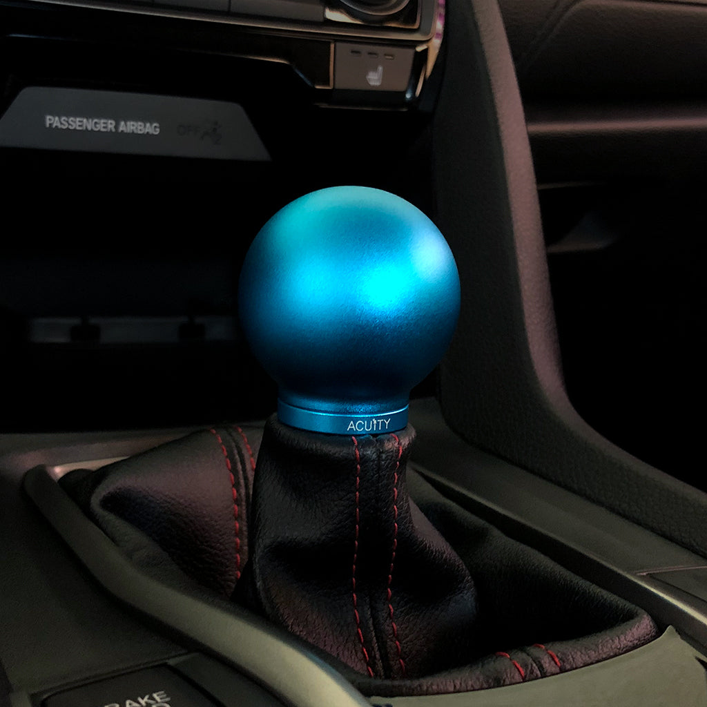Acuity Instruments POCO Low-Profile Shift Knob  - Satin Teal (M10x1.5)