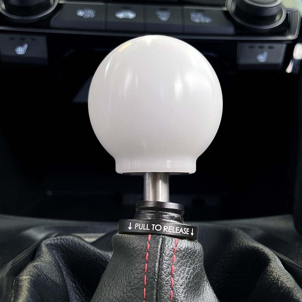 Acuity Instruments POCO Insulated Low-Profile Shift Knob  - White