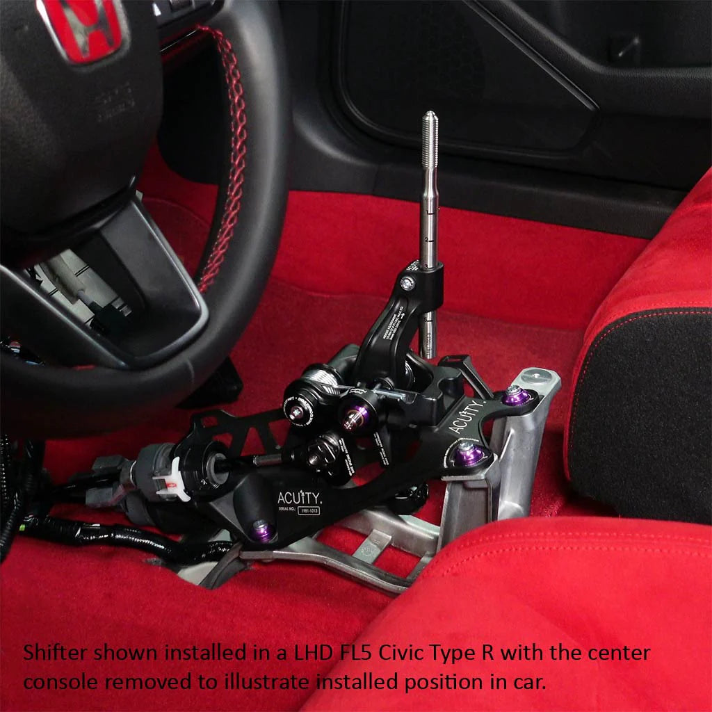 Acuity Instruments 4-Way Adjustable Performance Shifter for the LHD 11th Gen Civic and 5th Gen Integra