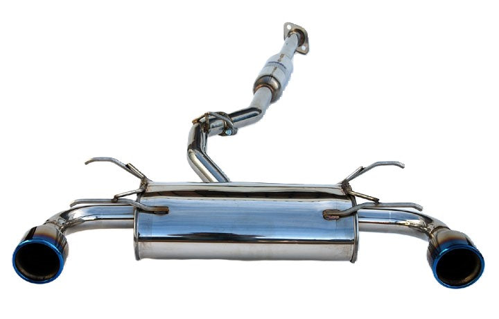 Invidia Subaru BRZ / Scion FRS Q300 w/ Rolled Titanium Tips Cat- Back Exhaust (Blue Edge)