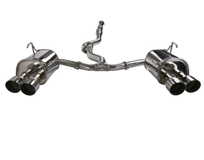 Invidia 15+ Subaru STI 4Dr Q300 Single Layer Stainless Steel Quad Tip Cat-Back Exhaust
