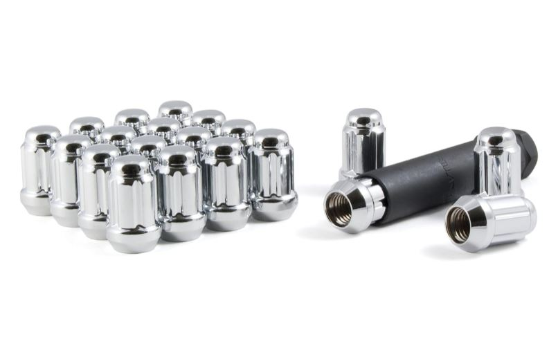 Enkei 12x1.5x35 Chrome Bulge Acorn Lug Nut Set - 20xACLK