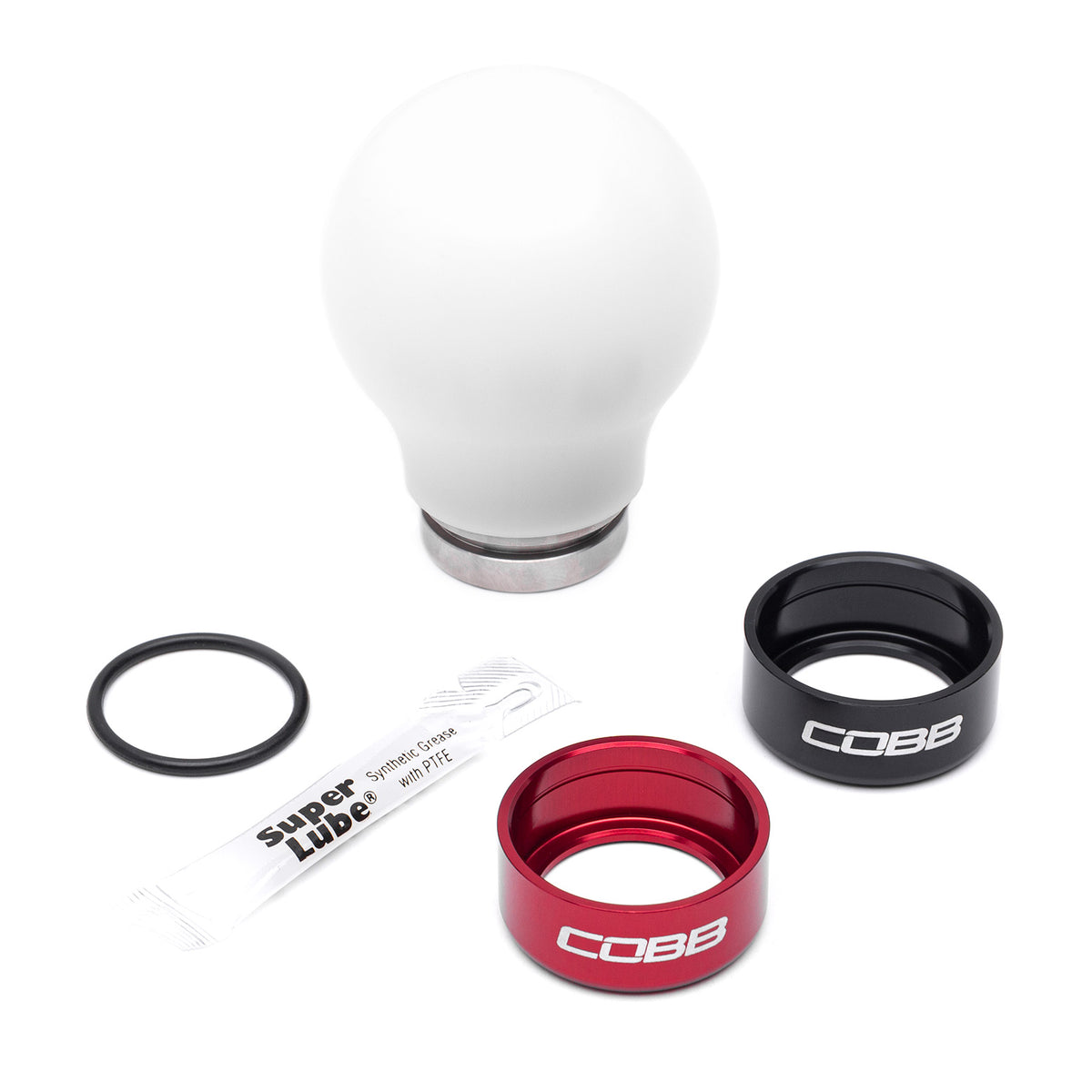 COBB Subaru 6-Speed Weighted COBB Knob - White Knob
