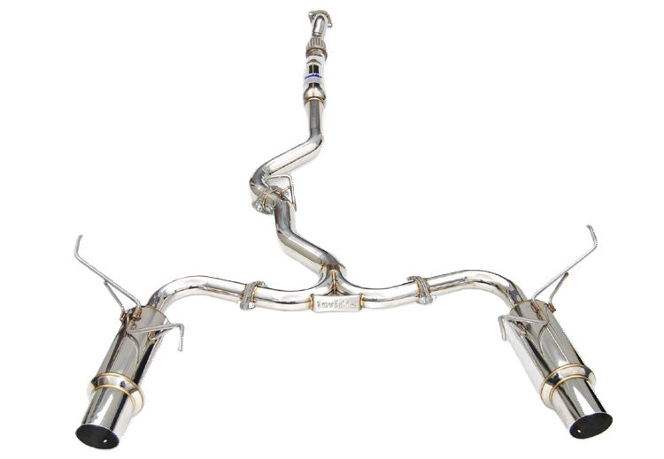 Invidia 08+ Subaru WRX/STI 4dr N1 Twin Outlet Single Layer Tip SS Cat-Back Exhaust