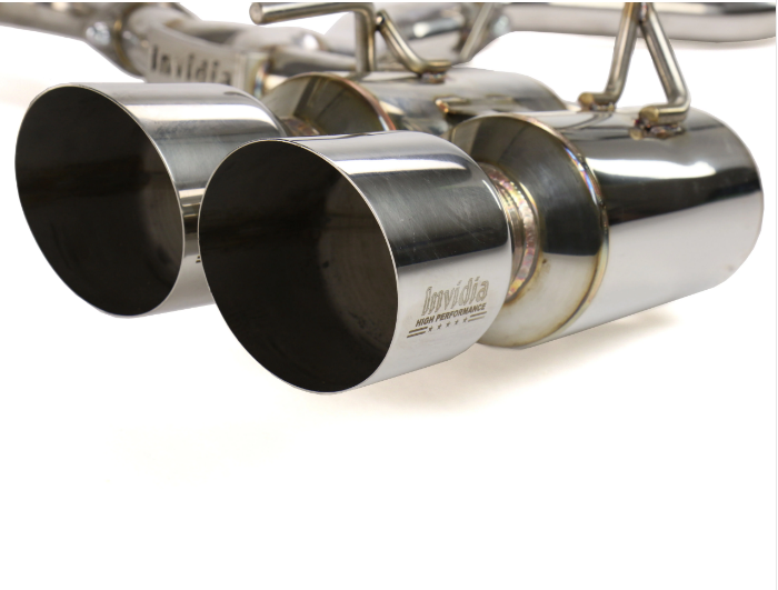 Invidia 08-14 Subaru WRX Hatchback Gemini/R400 Stainless Steel Tip Cat-back Exhaust