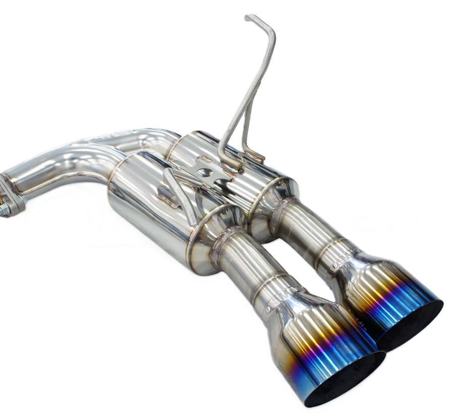 Invidia 2022+ Subaru WRX Gemini Single Layer Quad Titanium Tip Cat-Back Exhaust