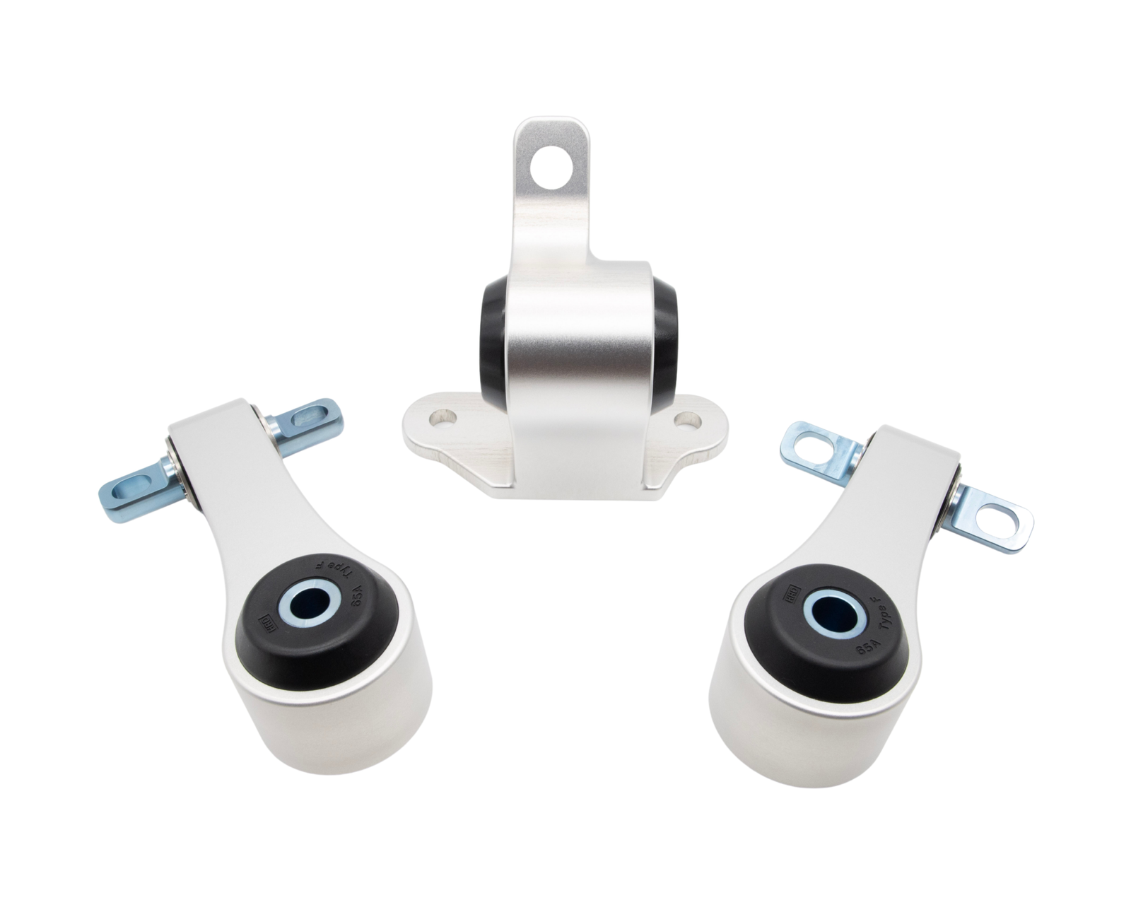 HRD Full Drivetrain Mount Kit for 2012-2015 Honda Civic Si - Apex Silver