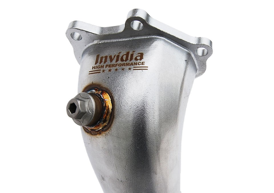 Invidia 02-07 Subaru Impreza WRX/STI High Flow Catted Downpipe w/ Extra 02 Bung
