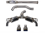 Invidia 2009+ Mitsubishi Evo X Dual N1 Titanium Tip Cat-back Exhaust