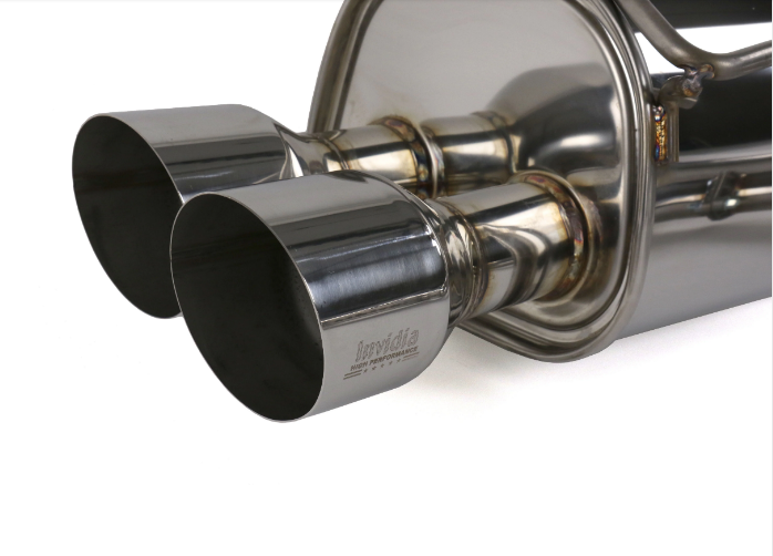 Invidia 15+ Subaru STI 4Dr Q300 Single Layer Stainless Steel Quad Tip Cat-Back Exhaust