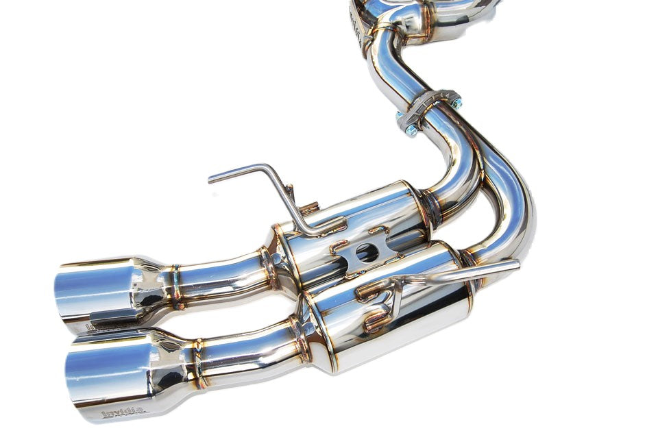 Invidia 2015+ Subaru WRX / STI Gemini/R400 Single Layer Quad Stainless Steel Tip Cat-Back Exhaust