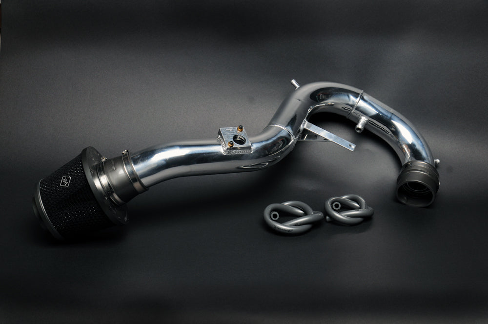 Weapon R 11 Subaru Impreza 2.5L Gunmetal/Blk Foam Filter Polished Dual Velocity Secret Weapon Intake
