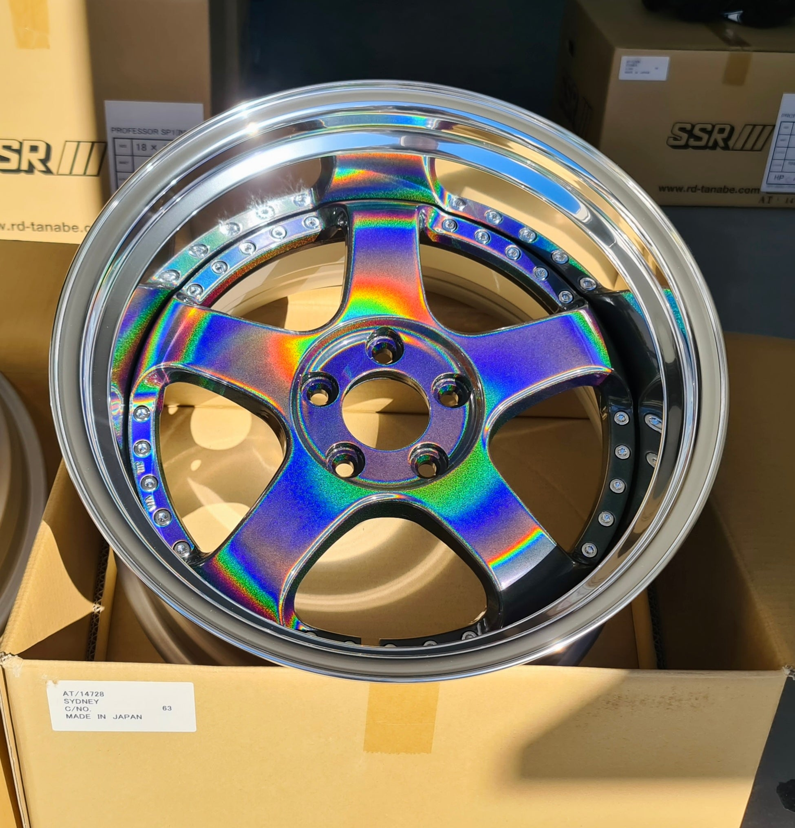 SSR Professor SP1 19x9.5 / +25 HP / 5x120 BP - Spectrum Silver Wheel