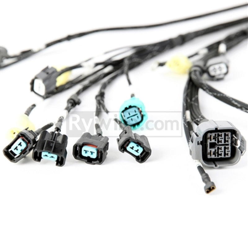 Rywire Honda B-Series OBD2 Tuck Budget Eng Harness w/OBD2 Dist/Inj/Alt/92-95 OBD1 Plug