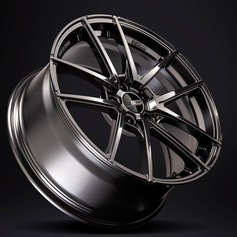 SSR Reiner Type-10R 18x10 +15mm Offset HP 5x100 Super black Coat Wheel