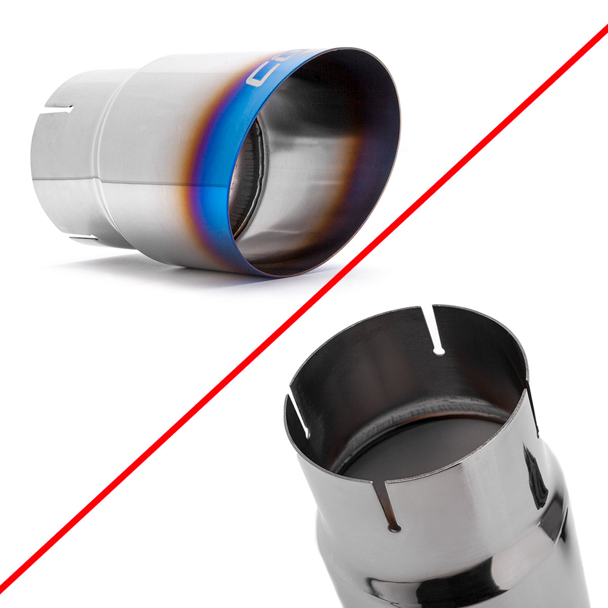 COBB Subaru Blued Titanium Tip Kit WRX 2002-2007, STI 2004-2007