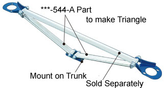 Cusco Strut Bar OS-T Rear CT9A EVO7/8/9