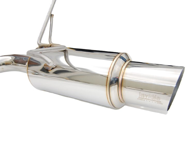Invidia 08+ Subaru WRX/STI 4dr N1 Twin Outlet Single Layer Tip SS Cat-Back Exhaust
