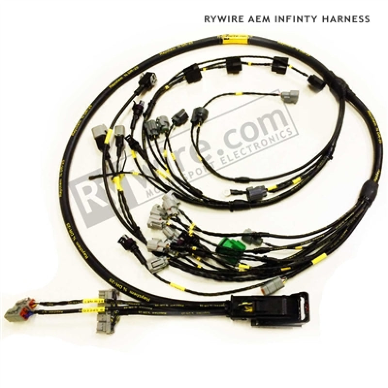 Rywire Honda B-Series AEM Infinity 508 MS Engine Harness w/K20 Coils/OBD2 Alt/EV14 Inj