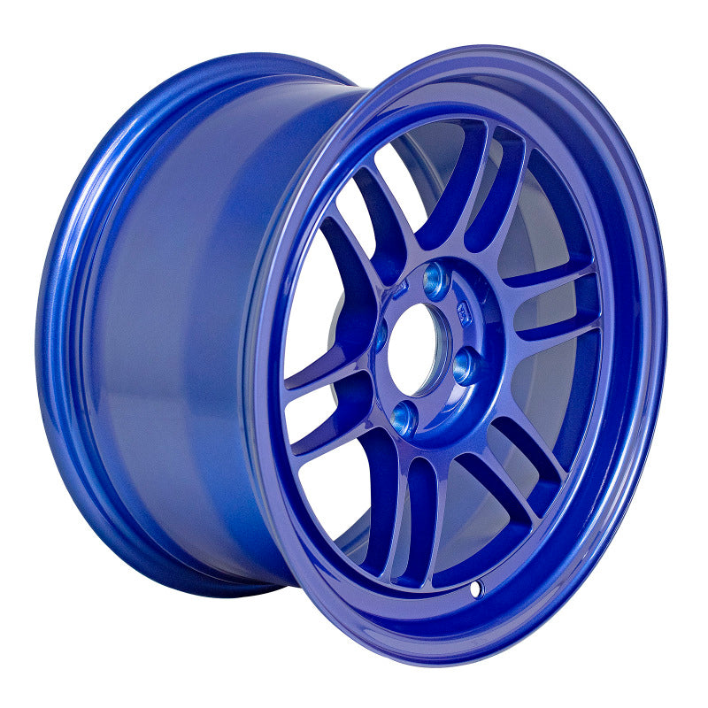 Enkei RPF1 15x8 4x100 28mm Offset 5 Hub Bore Victory Blue Wheel