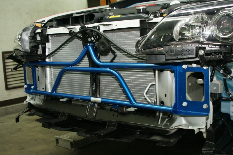 Cusco Power Brace Front Member GH8 GRB GVB WRX/STi (retains factory bumper beam)