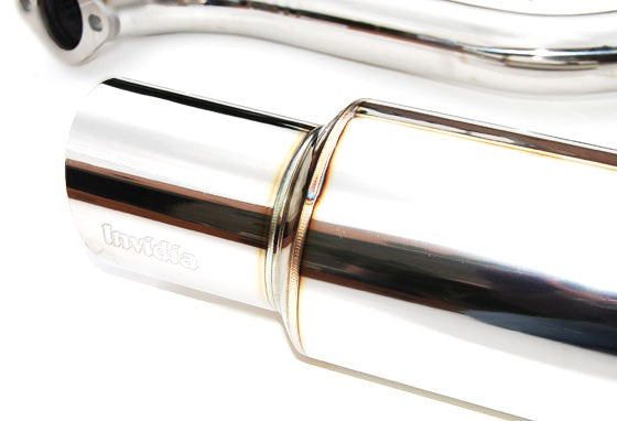 Invidia 08-11 Subaru Impreza Non-Turbo N1 Stainless Steel Tip Resonator 63mm Piping Cat-back Exhaust