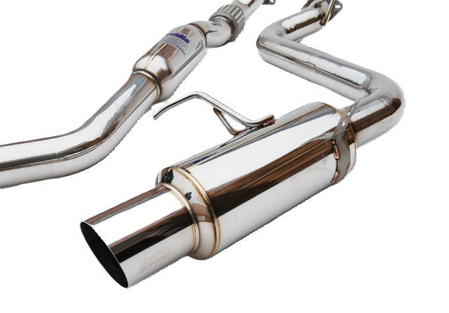 Invidia 08+ WRX Sedan 76mm (101mm tip) Single N1 SS Tip Cat-back Exhaust