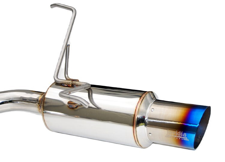 Invidia 08+ Subaru WRX/STI 4dr N1 Twin Outlet Single Layer Tip Titanium Cat-Back Exhaust