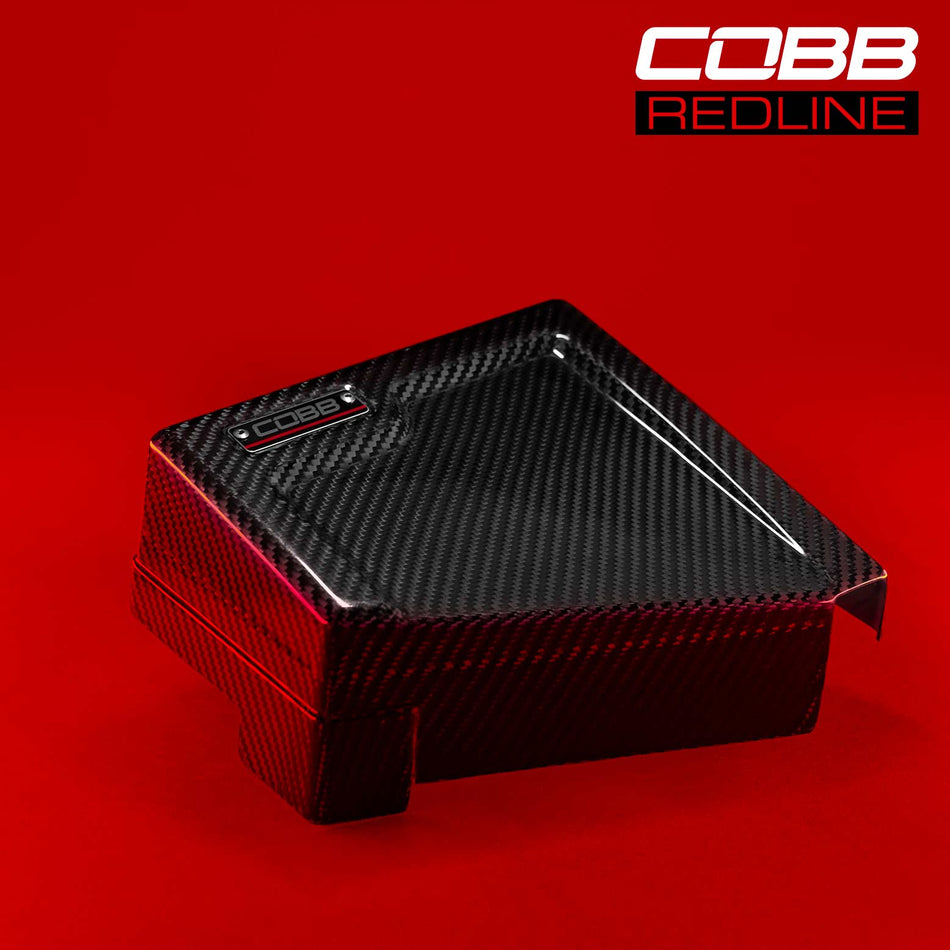 COBB Subaru Redline Carbon Fiber Fuse Cover (Driver Side) WRX 2022-2023