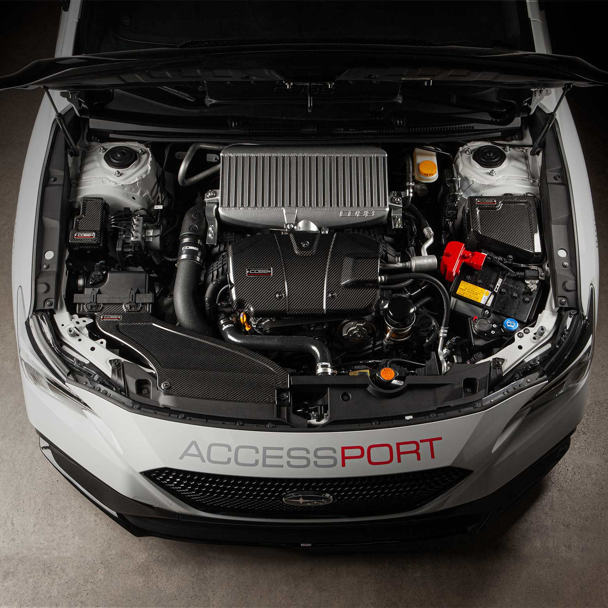 COBB Subaru Redline Carbon Fiber Fuse Cover (Passenger Side) WRX 2022-2023