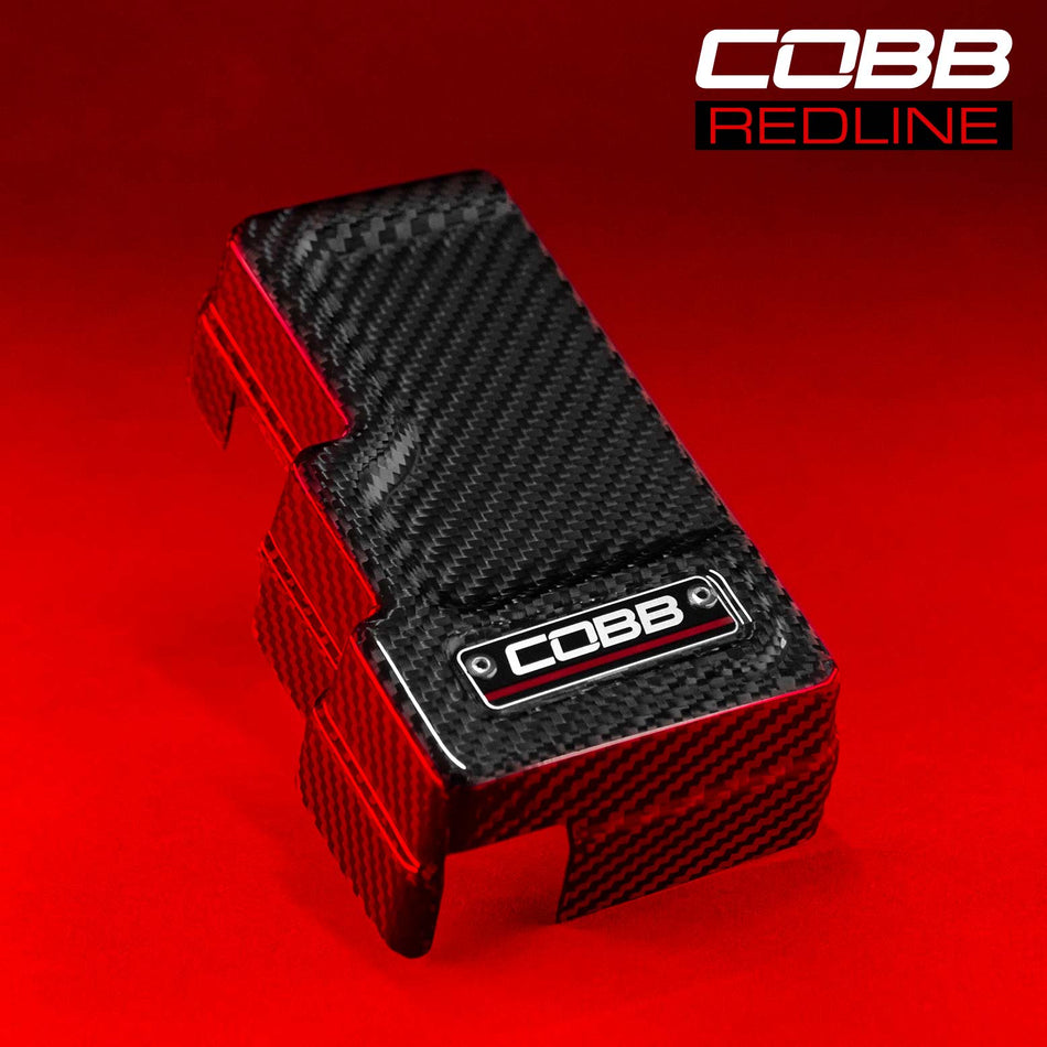 COBB Subaru Redline Carbon Fiber Fuse Cover (Passenger Side) WRX 2022-2023