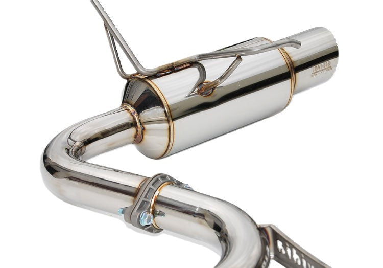 Invidia 08+ Subaru WRX/STI 4dr N1 Twin Outlet Single Layer Tip SS Cat-Back Exhaust