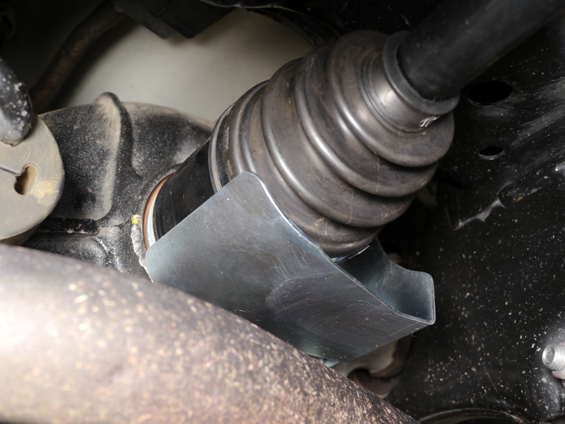 Cusco Steel Drive Shaft Heat Shield Scion/Subaru/Toyota FR-S/BRZ/86 - Rear Left Side