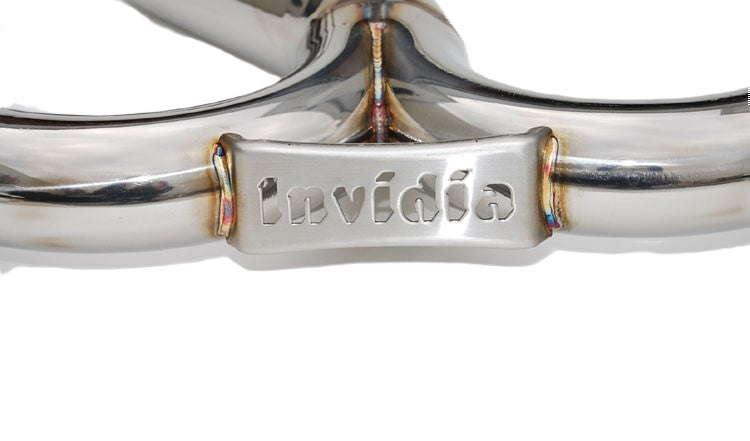 Invidia 08+ Subaru WRX/STI 4dr N1 Twin Outlet Single Layer Tip SS Cat-Back Exhaust