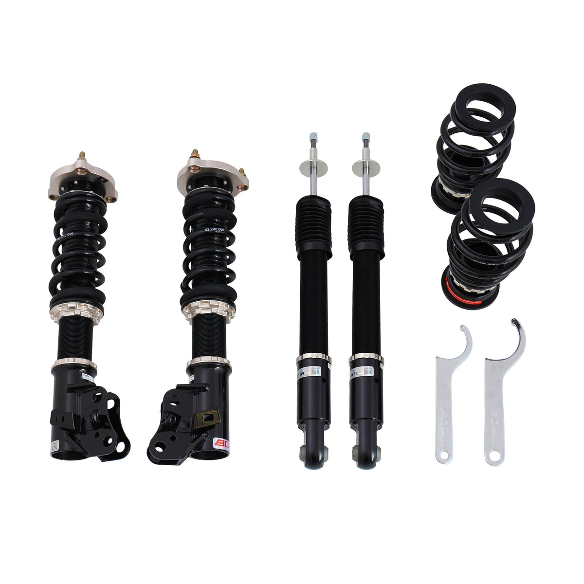 BC Racing BR Series Coilovers - Extreme Low fits 2006-2011 Honda Civic (Si Incl.)