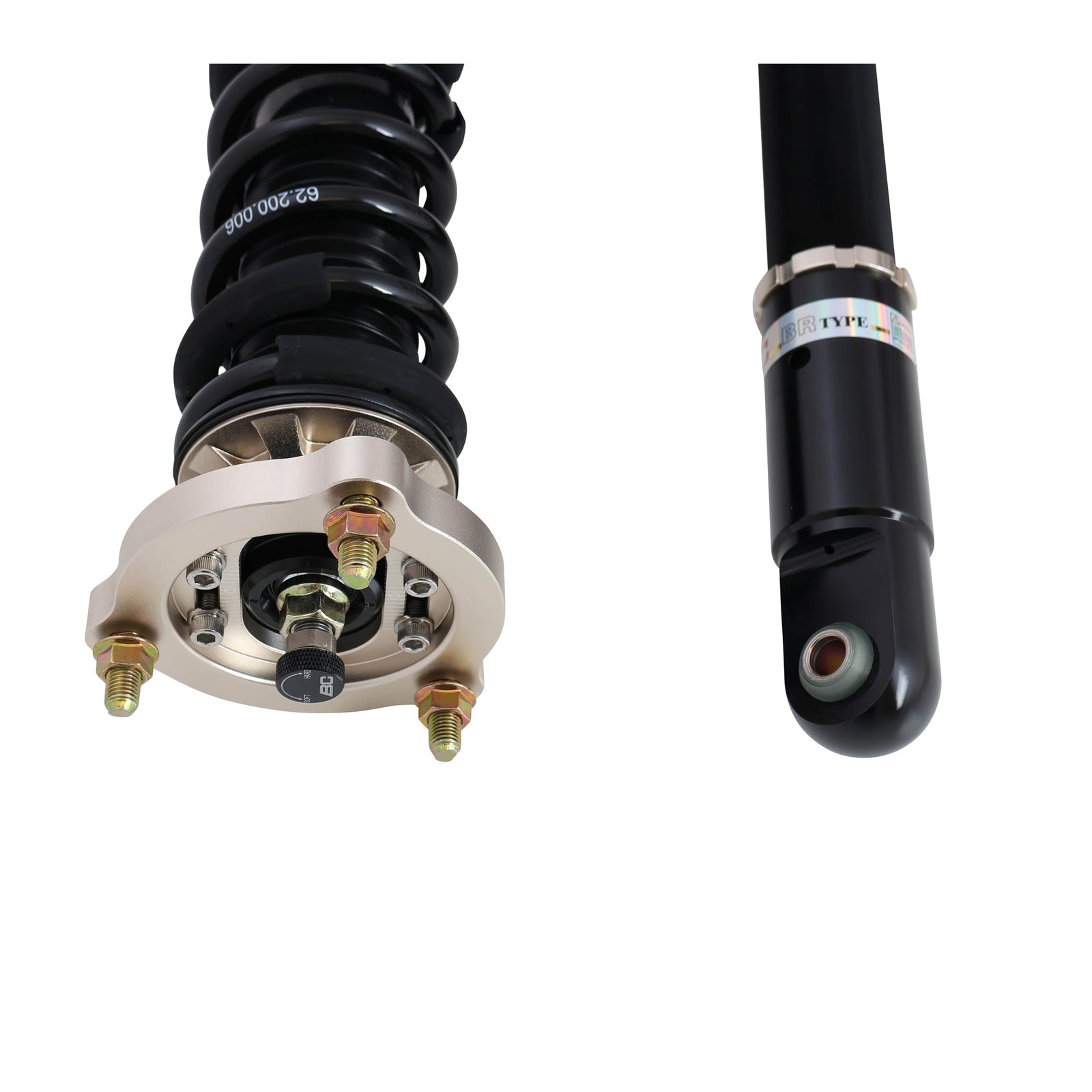 BC Racing BR Series Coilovers - Extreme Low fits 2006-2011 Honda Civic (Si Incl.)