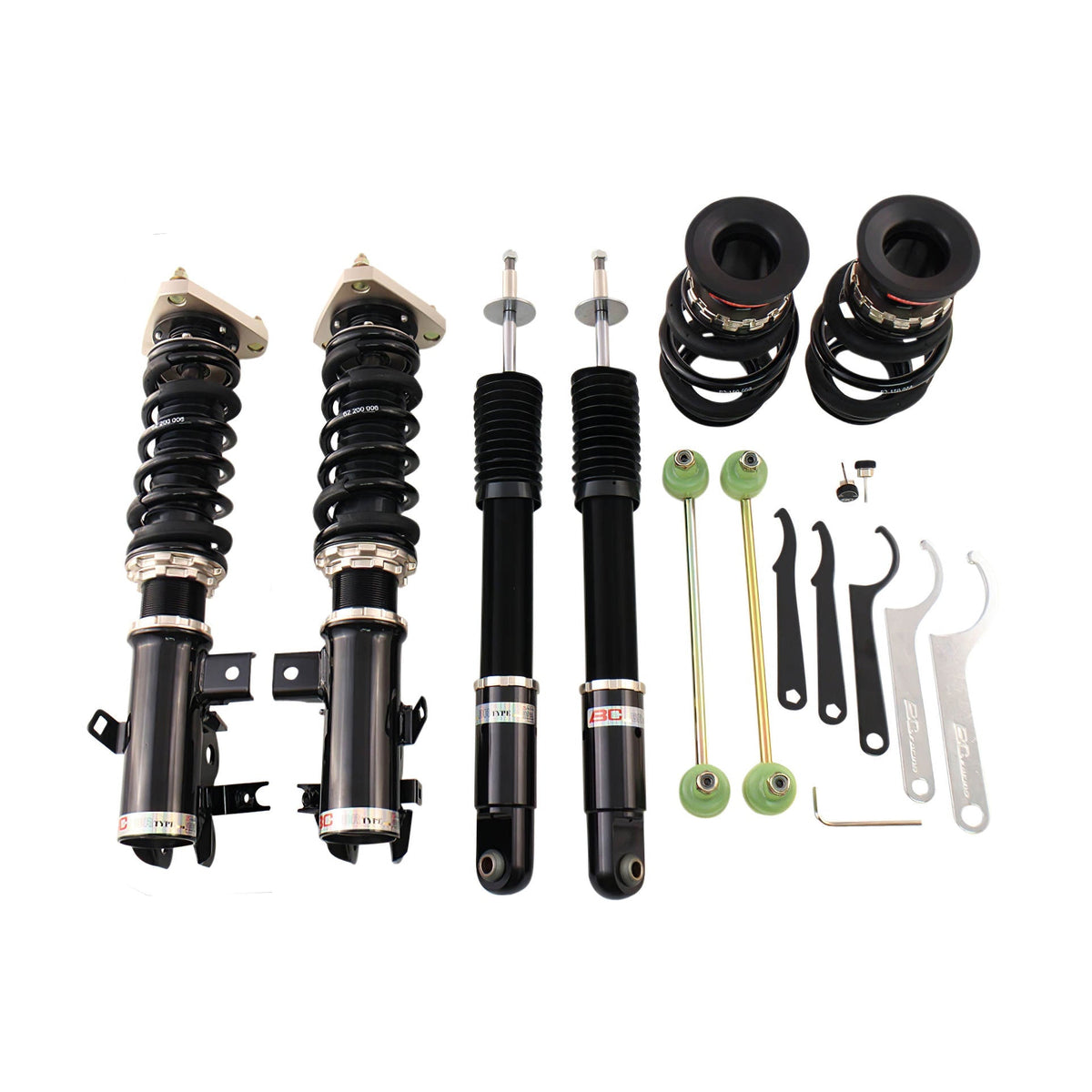 BC Racing BR Series Coilovers - Extreme Low fits 2014-2015 Honda Civic Si