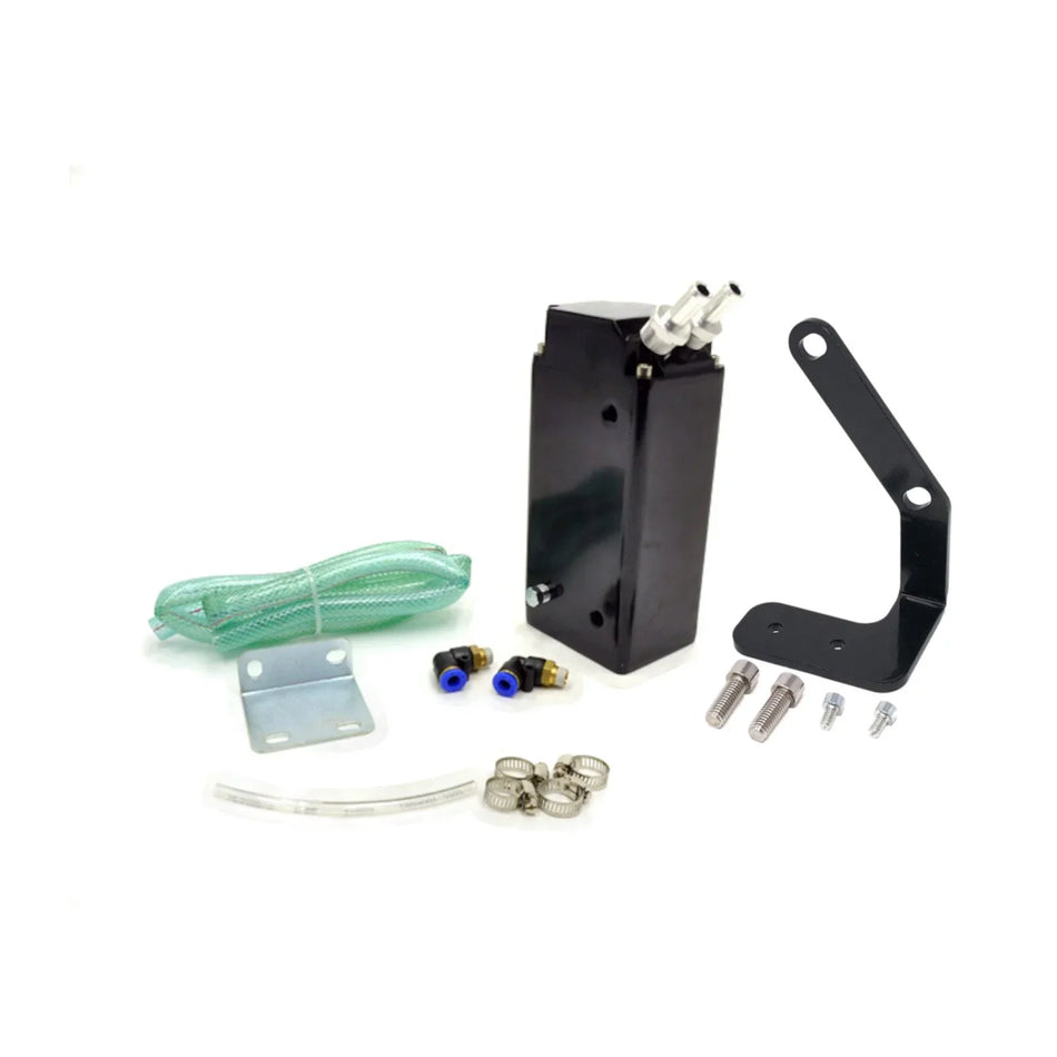 Rev9Power LS Engine Oil Catch Can LS1, LS2, LS3, LS6 (4.8L, 5.3L, 5.7L, 6.0L, 6.2L), Black