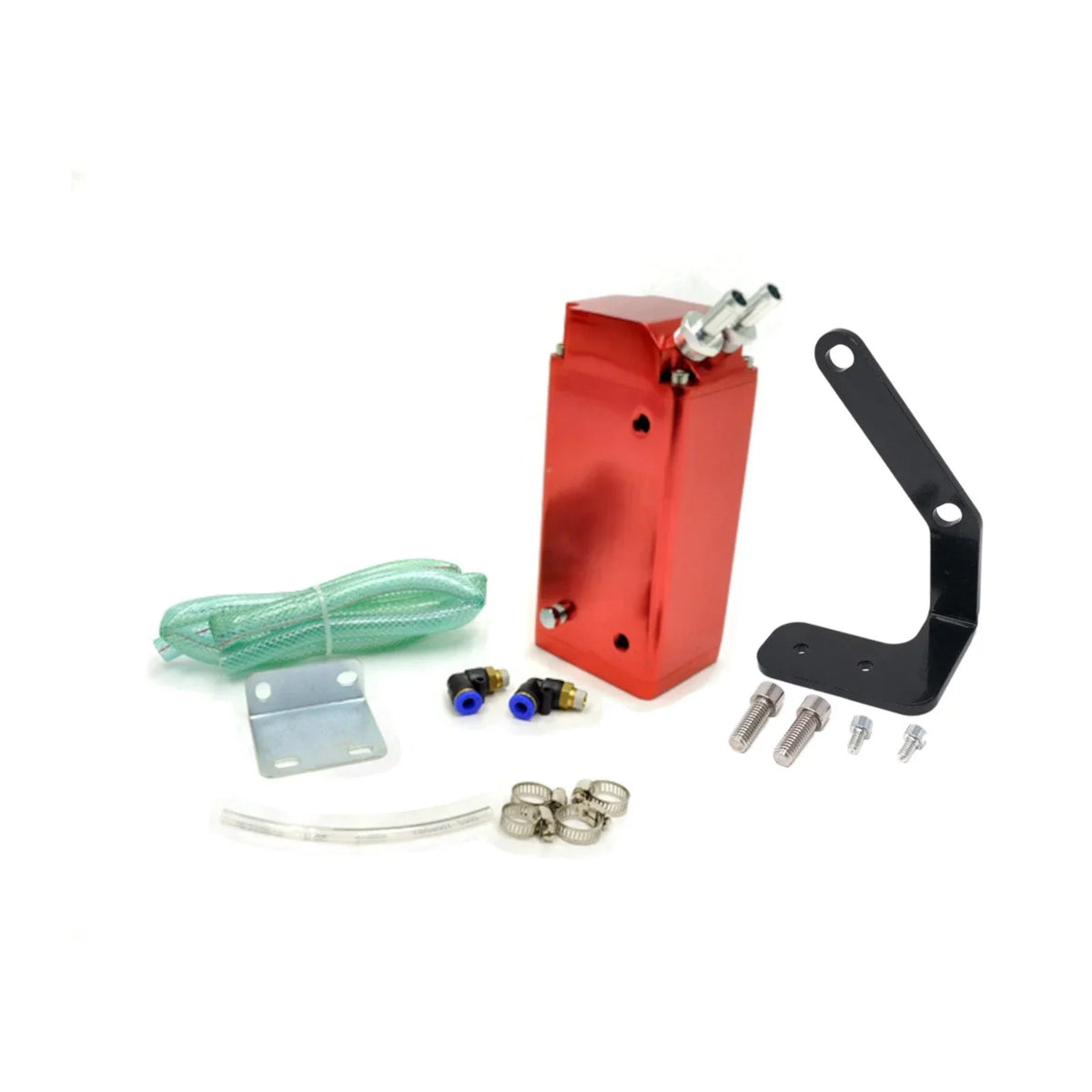 Rev9Power LS Engine Oil Catch Can LS1, LS2, LS3, LS6 (4.8L, 5.3L, 5.7L, 6.0L, 6.2L), Red