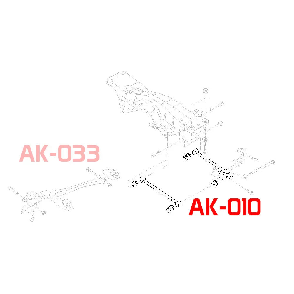 Godspeed Project Subaru Impreza WRX / STi 02-07 Rear Lateral Link Set