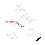 Godspeed Project Nissan 370Z 09-18 (Z34) Adjustable Rear Camber Kit (Shperical Bearing)
