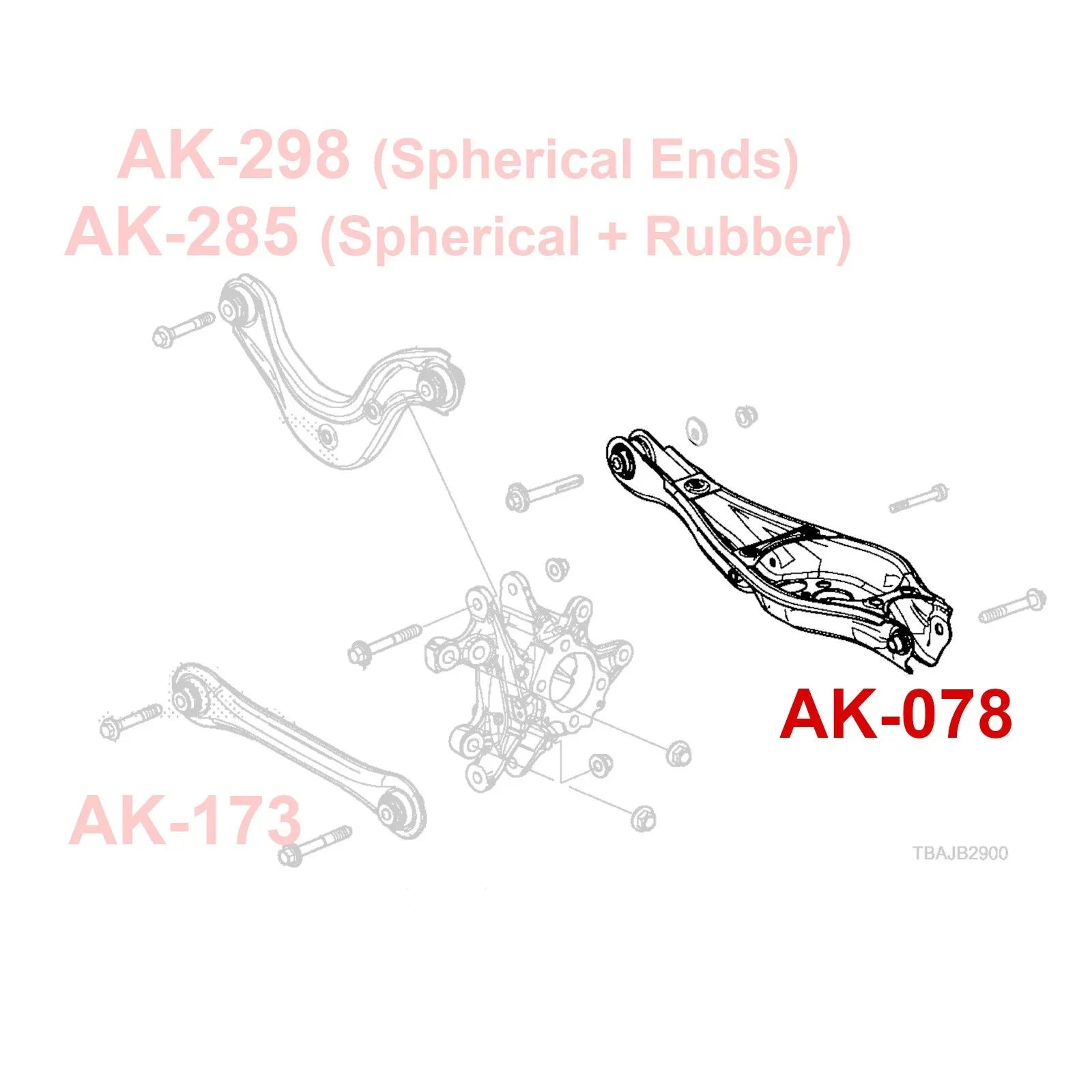 Godspeed Project Acura Integra 23+ (De) Rear Adjustable Spring Bucket Arm