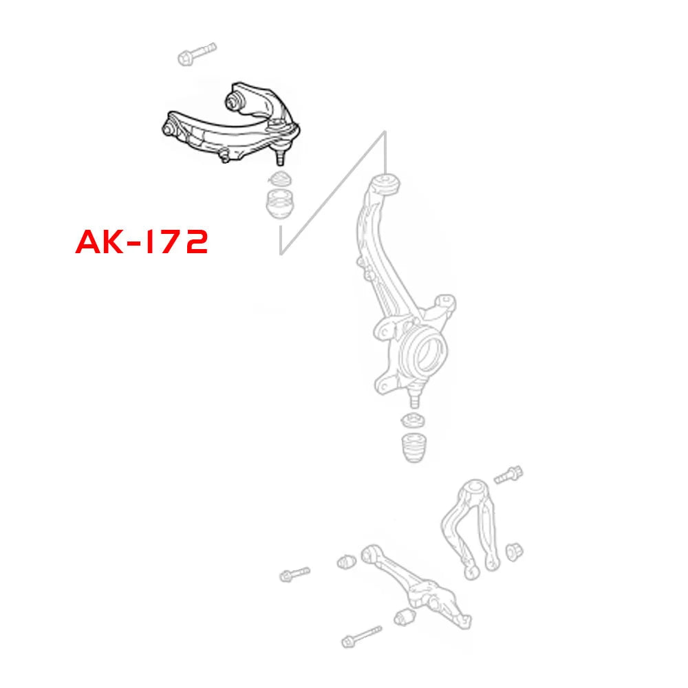 Godspeed Project Acura Cl(Cg/Cf) 2001-03 Adjustable Front Upper Camber Arms With Ball Joint