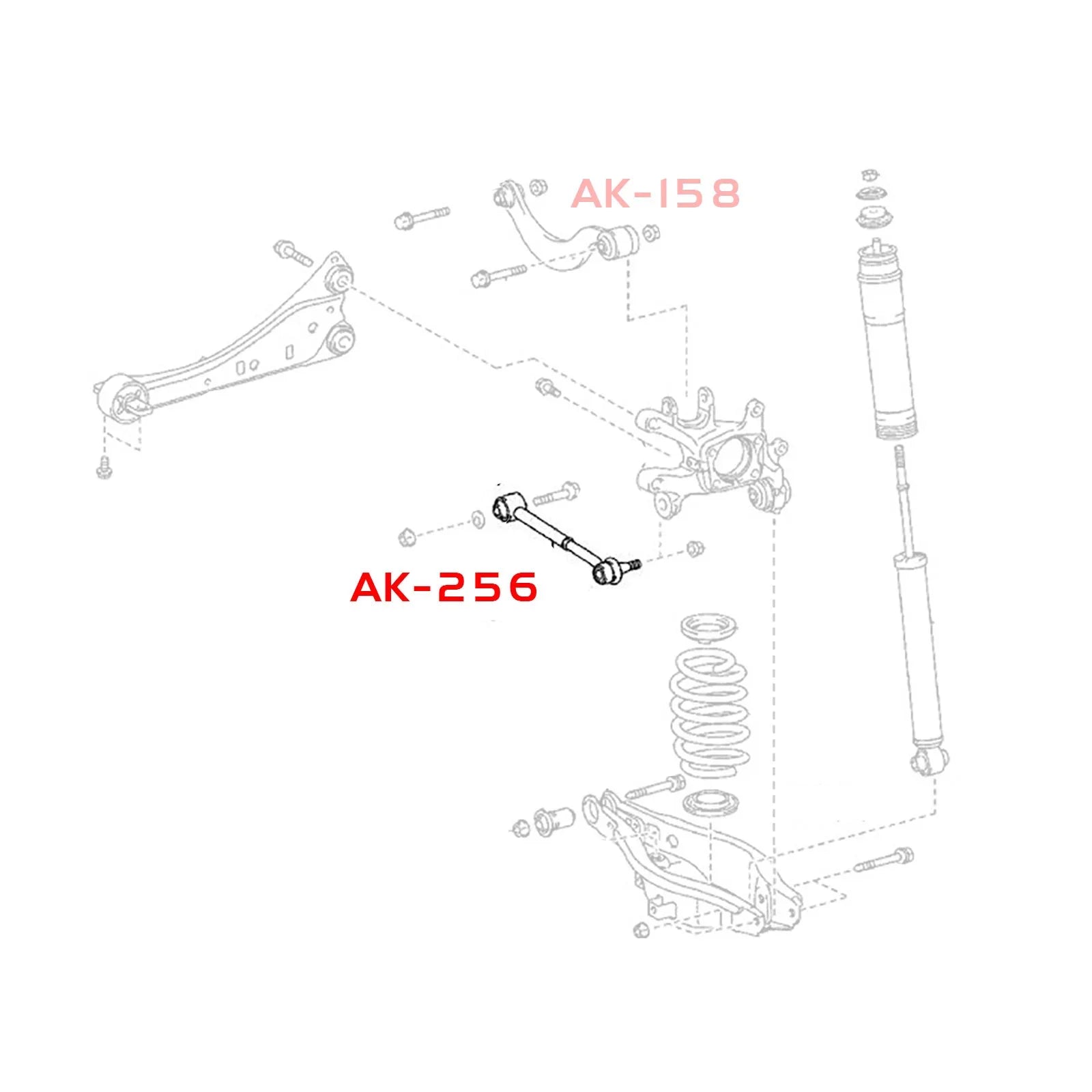 Godspeed Project Totota Ct200H (Zwa10) 11-17 Adjustable Rear Toe Arm Spherical Bearing
